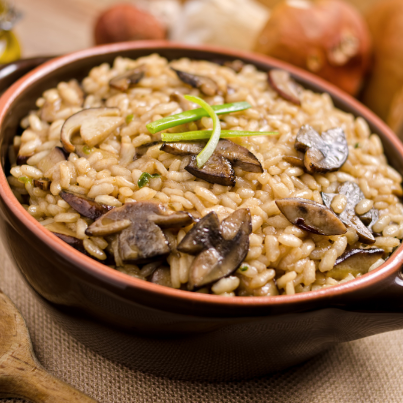 Risotto aux champignons sauvages